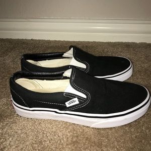 Black Slip on Vans